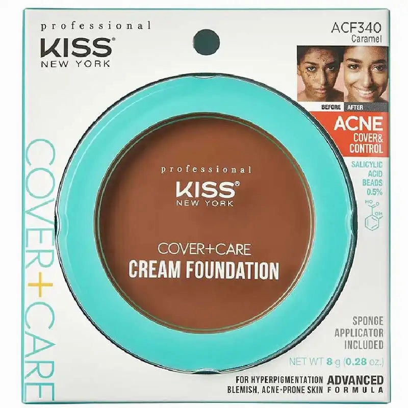 Kiss New York Cover Care Cream Foundation-12 Color