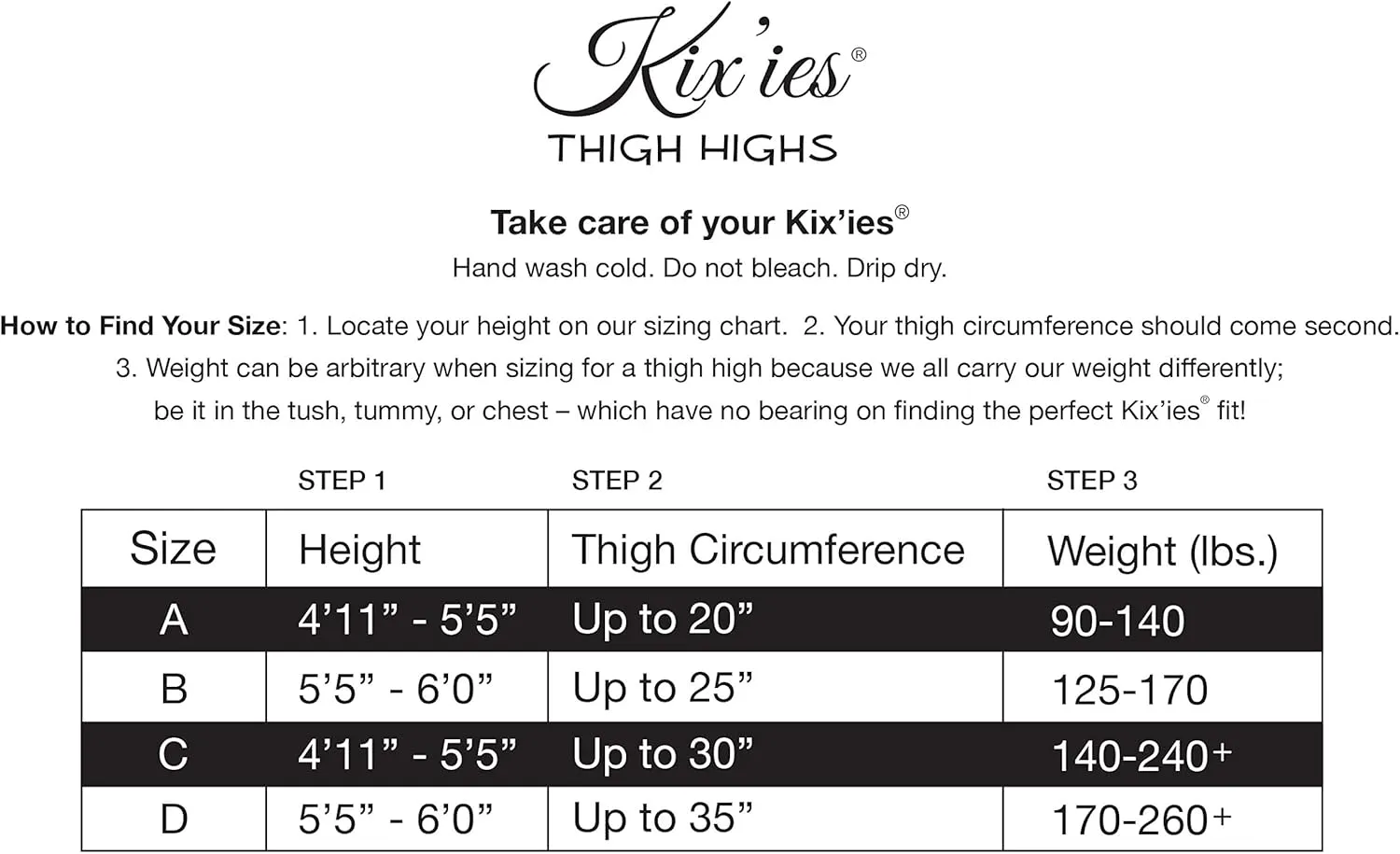 Kix'ies Thigh High Stockings for Women | Maternity Lingerie - Maternity Pantyhose