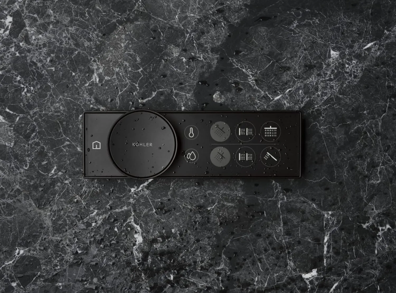 KOHLER 28214-BL Anthem Shower Digital Control for Personalized Shower Experience with Eco-Mode & Adjustable Dial, Matte Black