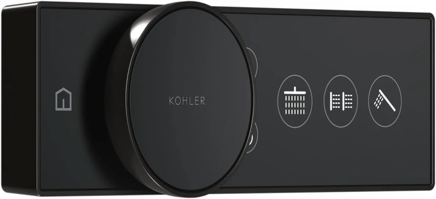 KOHLER 28214-BL Anthem Shower Digital Control for Personalized Shower Experience with Eco-Mode & Adjustable Dial, Matte Black