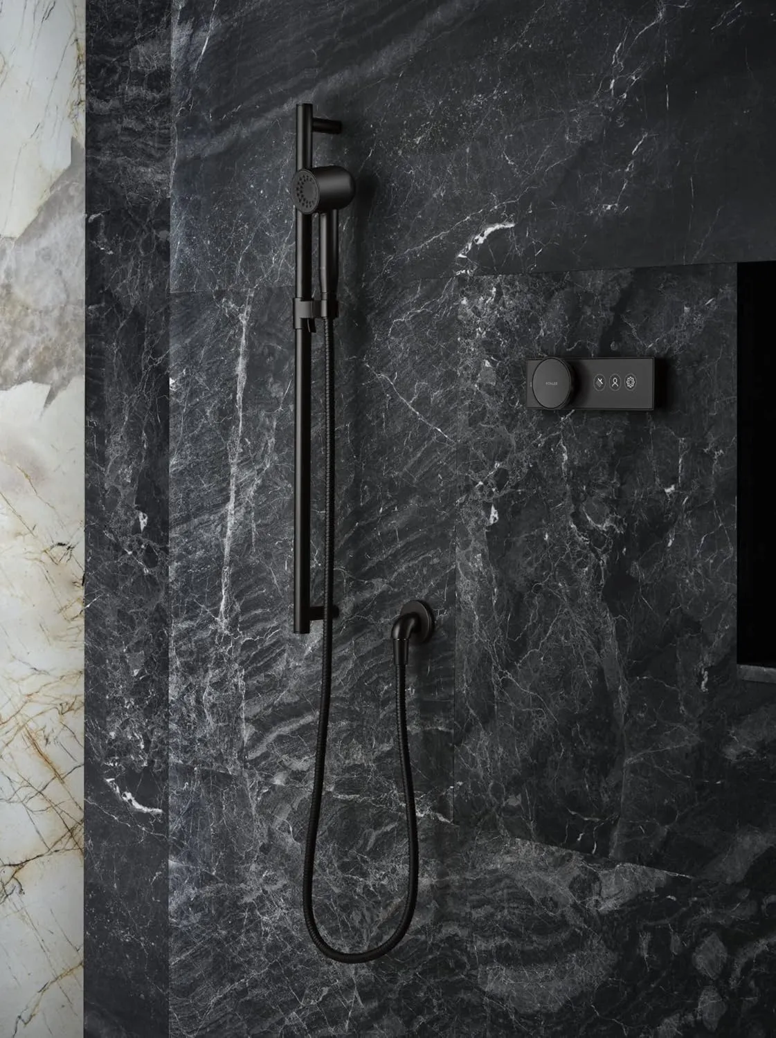 KOHLER 28214-BL Anthem Shower Digital Control for Personalized Shower Experience with Eco-Mode & Adjustable Dial, Matte Black