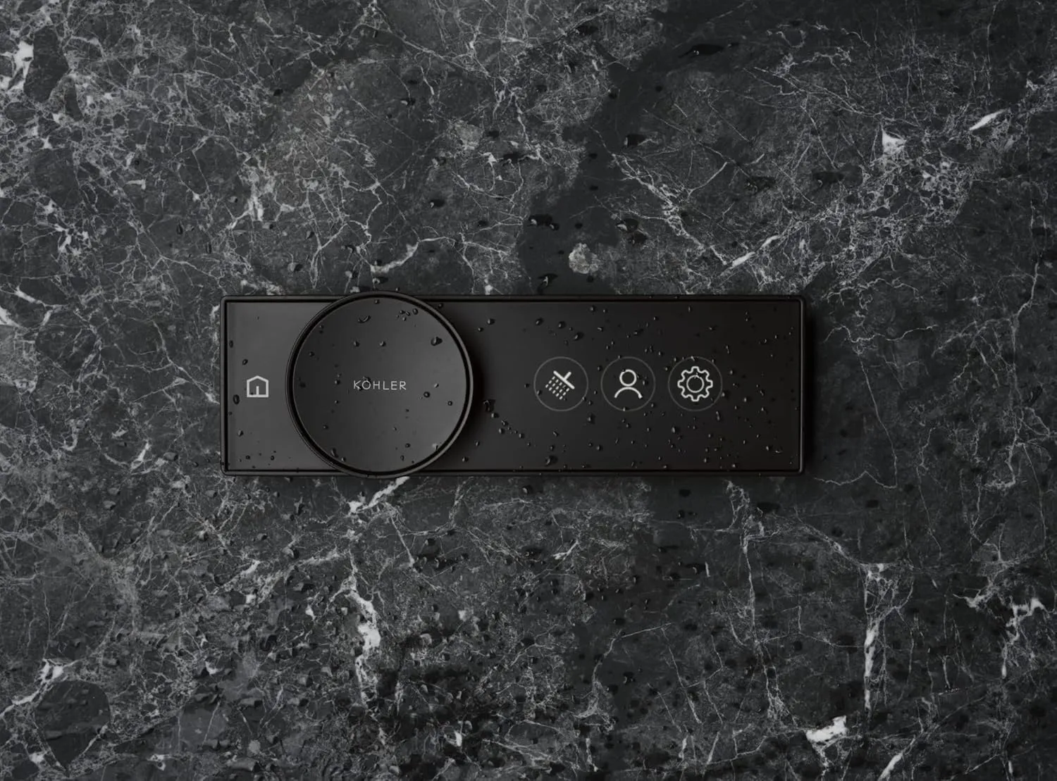 KOHLER 28214-BL Anthem Shower Digital Control for Personalized Shower Experience with Eco-Mode & Adjustable Dial, Matte Black