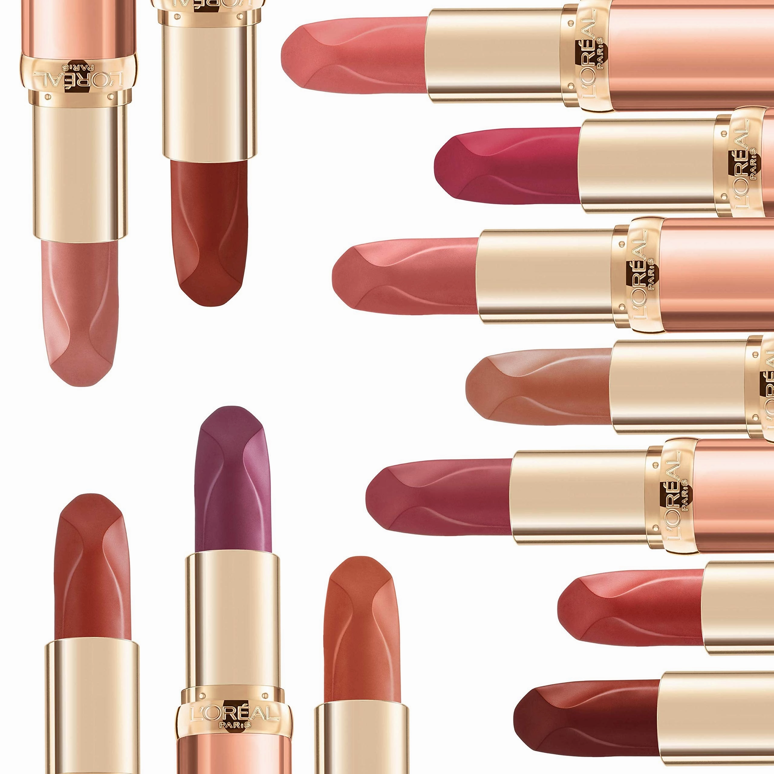 L'Oreal Paris Colour Riche Les Nus Lipstick, Nu Impertinent, 0.13 Oz.