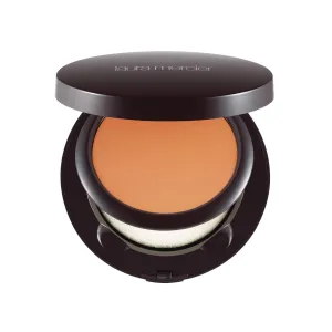 Laura Mercier Smooth Finish Foundation Powder, Non-Comedogenic, Breathable, Sheer to Full Coverage, Wet or Dry Application, Matte or Natural Finish, Oil-Free, Ideal for All Skin Types