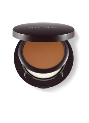 Laura Mercier Smooth Finish Foundation Powder, Non-Comedogenic, Breathable, Sheer to Full Coverage, Wet or Dry Application, Matte or Natural Finish, Oil-Free, Ideal for All Skin Types