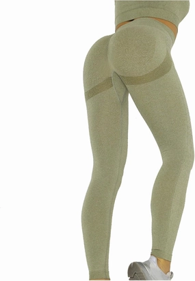 Leggings for Women Tummy Control Elastic High Waisted Yoga Pants Soft Scrunch Butt Lift Pull On Casual Workout Tights