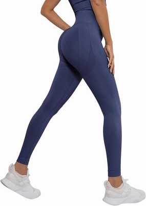 Leggings for Women Tummy Control Elastic High Waisted Yoga Pants Soft Scrunch Butt Lift Pull On Casual Workout Tights