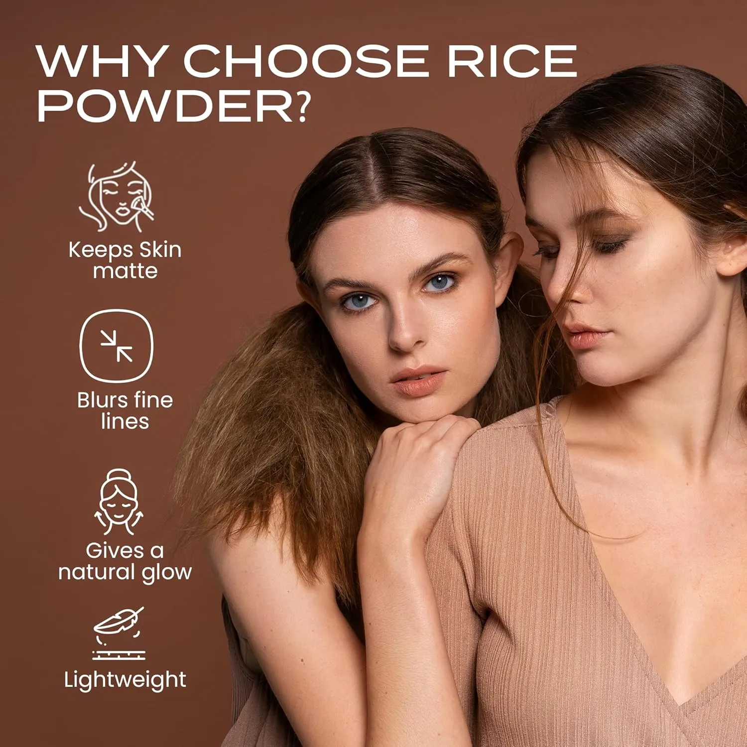 LIGHT RICE SETTING BULK POWDER (8 Ounce Refill Pouch) Loose Mineral Makeup Use alone or add to Foundation to create an even more Matte Finish Absorbs Oil Leaves Face Smooth Makeup Lasts Longer