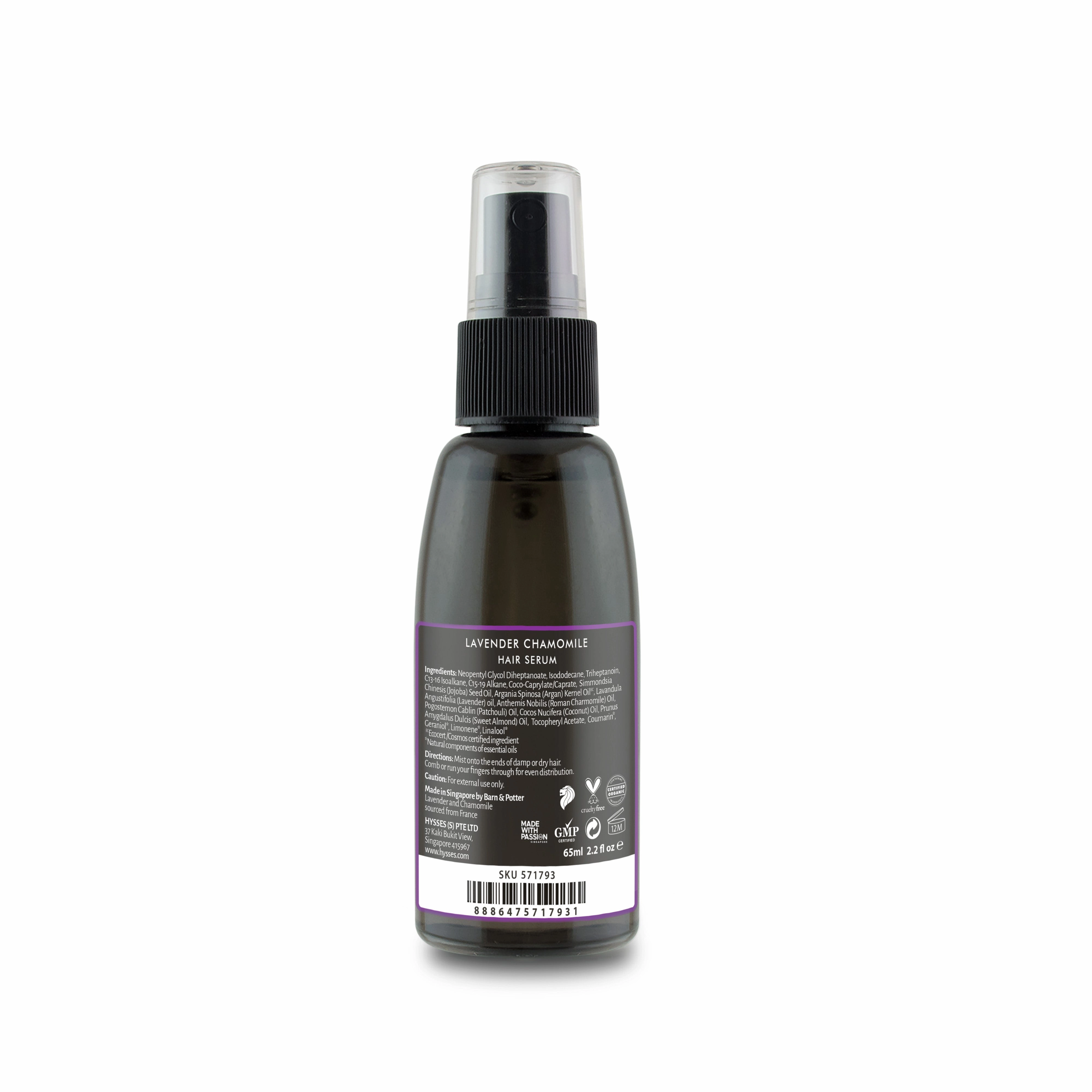Lightweight Hair Serum Lavender Chamomile