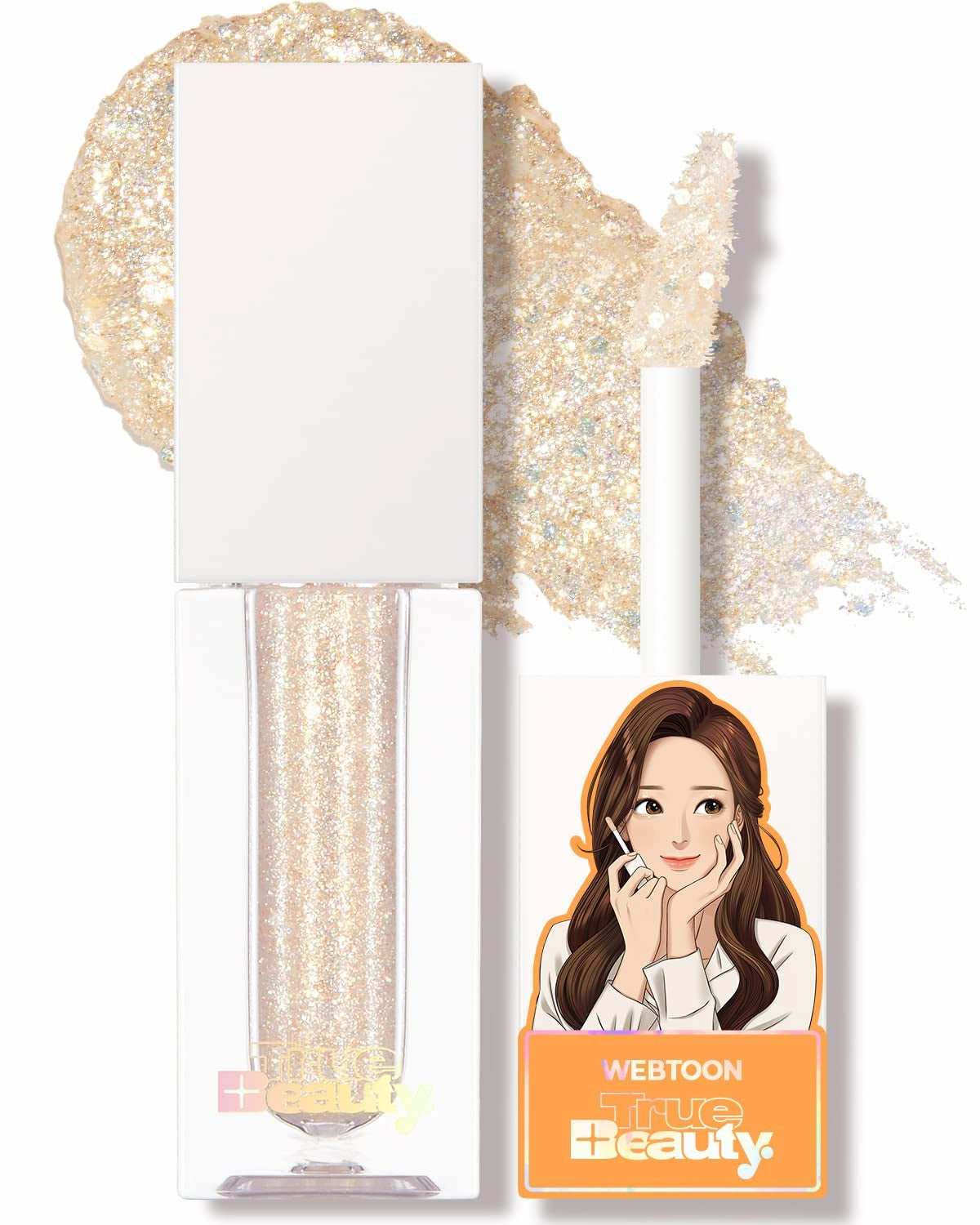 Liquid Pink Gold Chunky Glitter Eyeshadow 01 Some Love