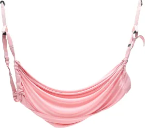 LOGOFUN Aerial Yoga Hammock Aerial Silks Yoga Swing Antigravity Yoga Sling Inversion Hanging Equipment for Home Indoor Supplies - Pink