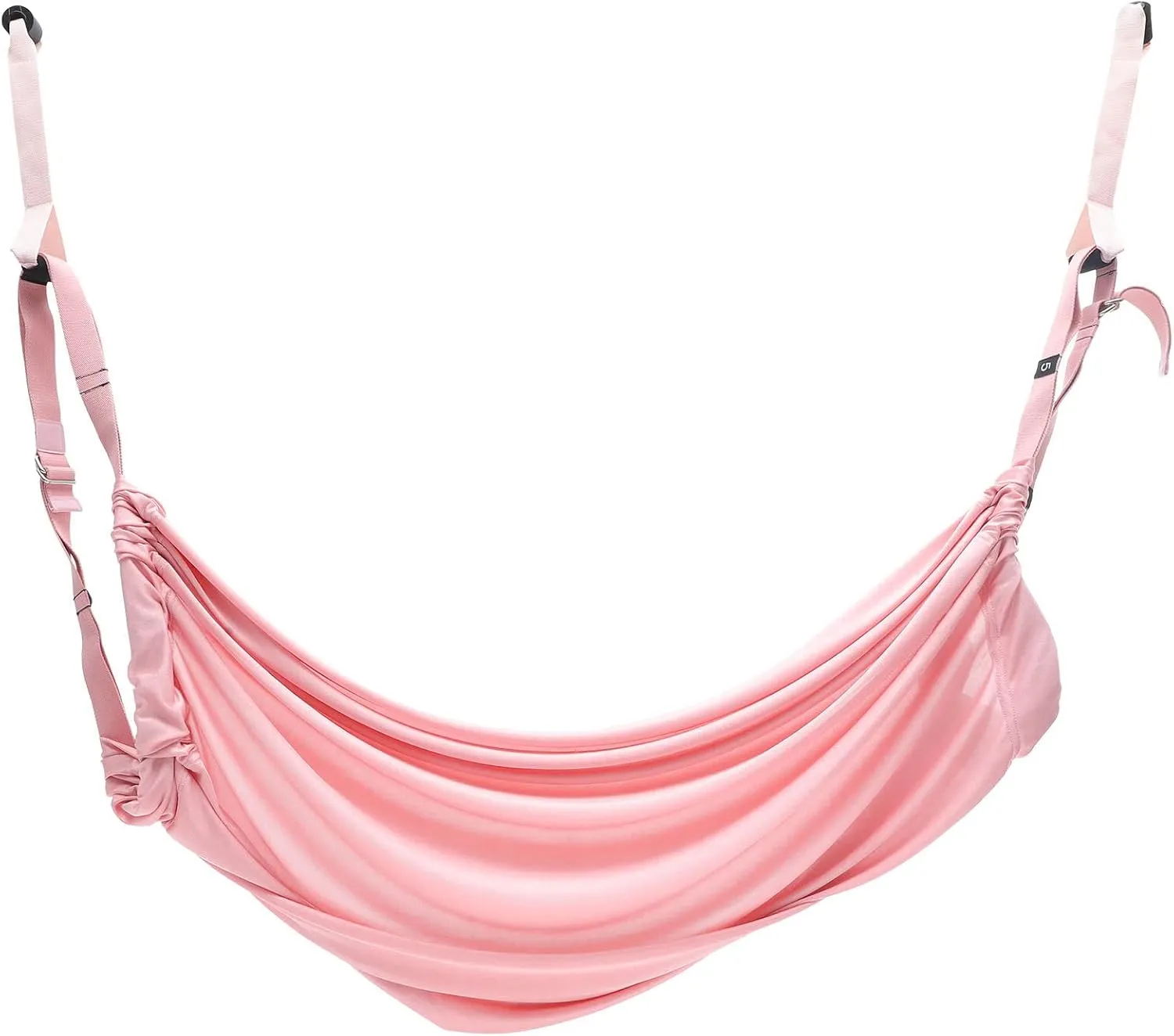 LOGOFUN Aerial Yoga Hammock Aerial Silks Yoga Swing Antigravity Yoga Sling Inversion Hanging Equipment for Home Indoor Supplies - Pink