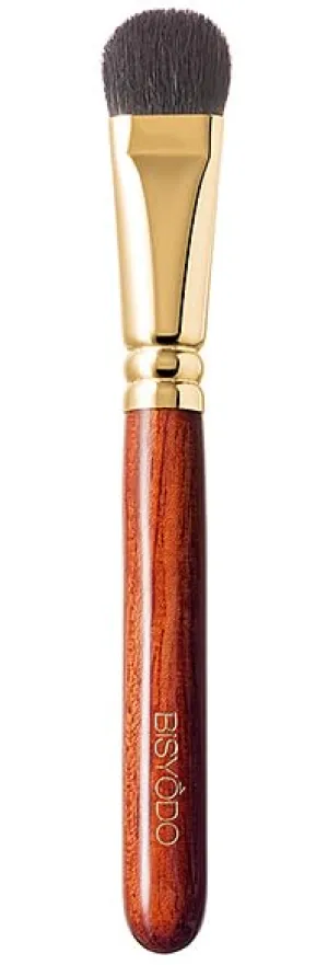 Long Series Eye Shadow Brush - Round Flat Type, Brown