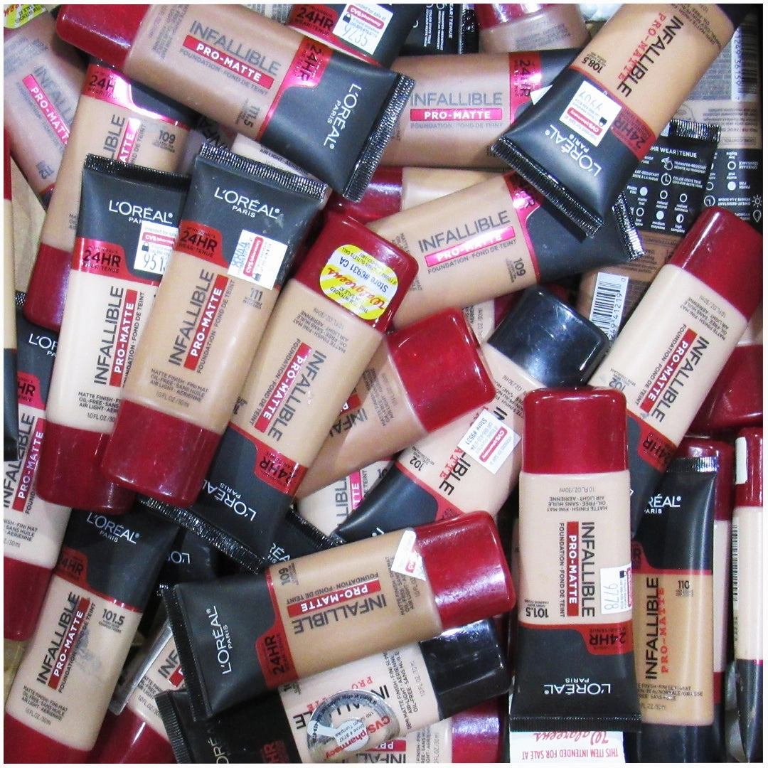 Loreal Infallible Pro - Matte 24HR Foundation Assorted - Liquidation 10 Units (LIPMF8)