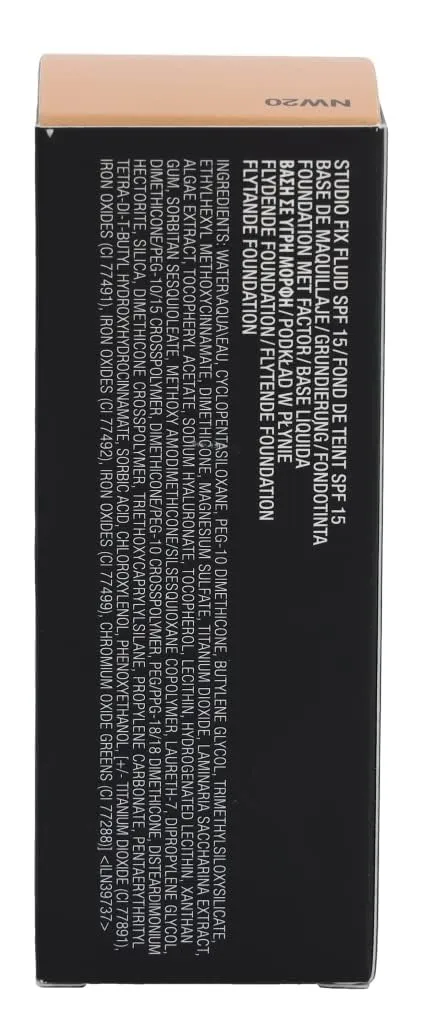 MAC Studio Fix Fluid Foundation SPF 5, 1 Fl Oz