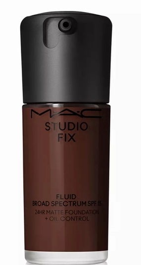 MAC Studio Fix Fluid Foundation, SPF 15, 24HR Matte, Oil Control, NW60