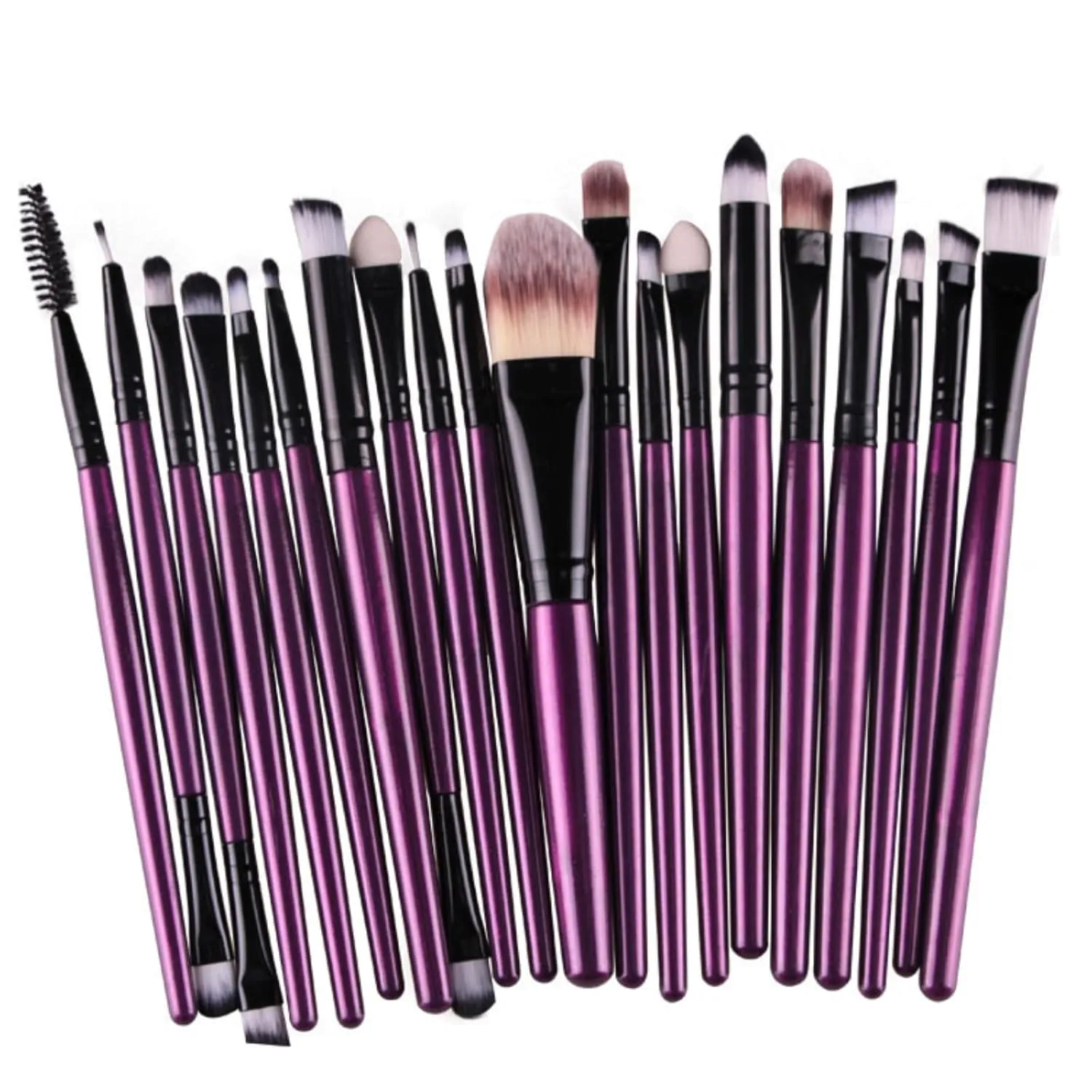 Makeup Brushes 20pcs Proffesional Cosmetics for Face Makeup Brush Set Powder Concealer Eyeshadow Eyebrow Lip Brush Beauty Tools Makeup Brushes (Gold)