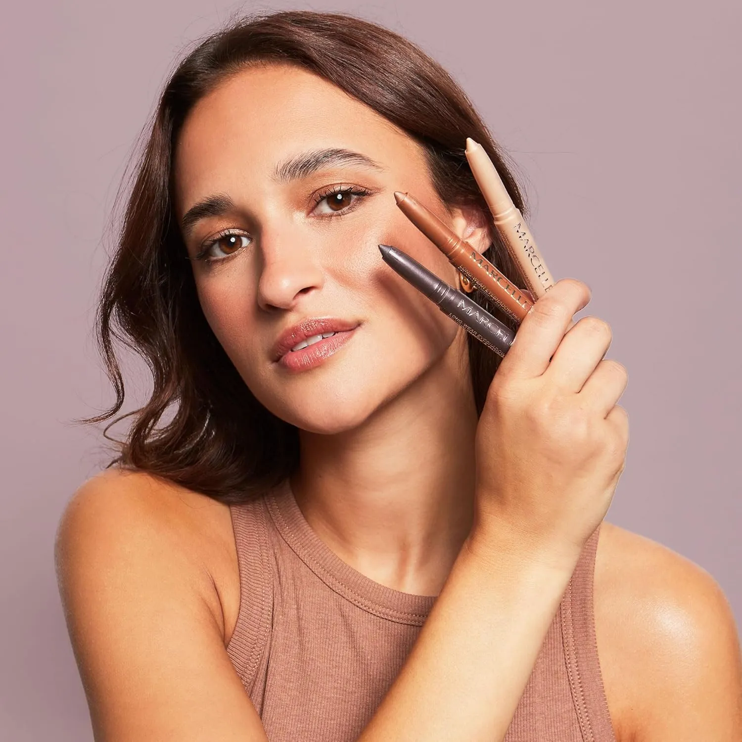 Marcelle Long-Wear Eyeshadow Pencil, Gold Star, Hypoallergenic and Fragrance-Free, 0.05 oz