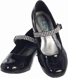 Mary Jane Shoes for Girls Dress Shoes Flower Girl Heels for Church Wedding Easter Christmas Zapatillas para Niñas de Vestir