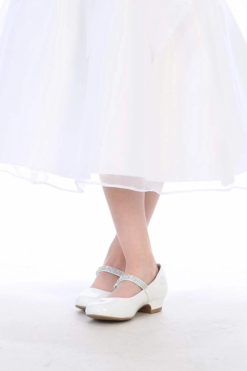 Mary Jane Shoes for Girls Dress Shoes Flower Girl Heels for Church Wedding Easter Christmas Zapatillas para Niñas de Vestir