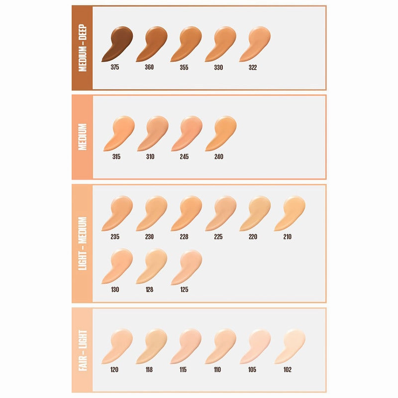 Maybelline Fit Me Dewy & Smooth Luminous Liquid Foundation - 360 Mocha