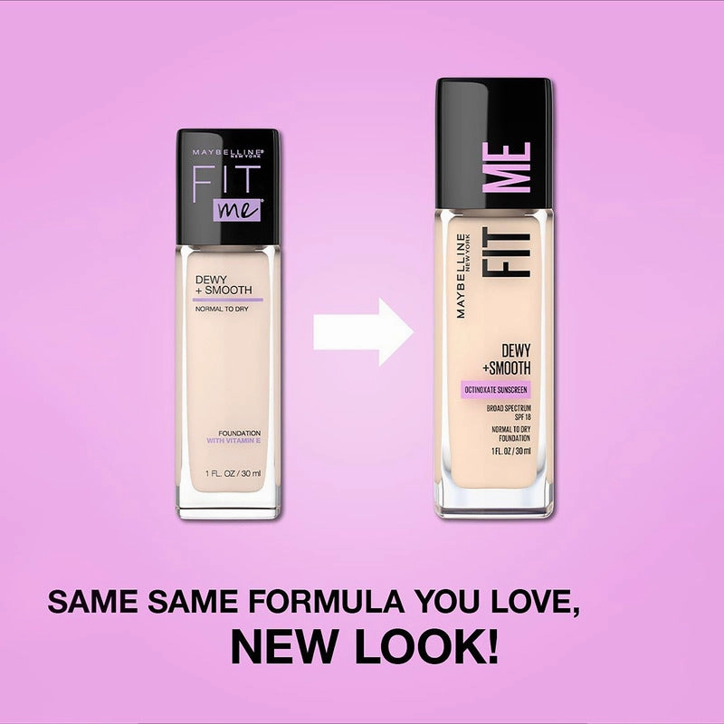 Maybelline Fit Me Dewy & Smooth Luminous Liquid Foundation - 375 Java