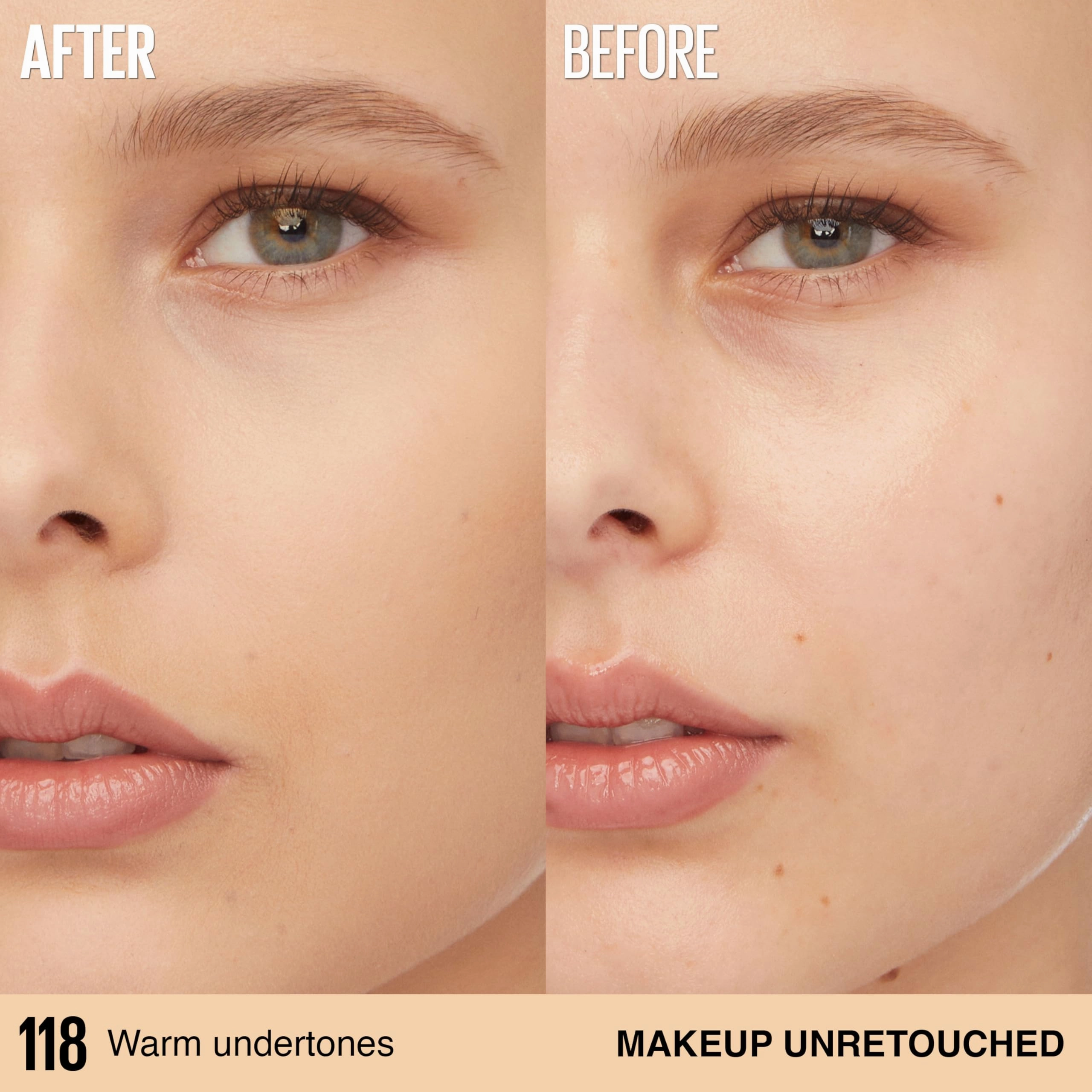 Maybelline Super Stay Lumi-Matte Foundation, Lightweight and Buildable Full Coverage Foundation Makeup For Up To 30HR Wear, 125, 1 Count