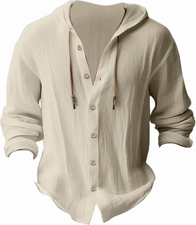 Men's Casual Button Down Shirt Cotton Solid Color Pocket Long Sleeve Shirt Top Long Sleeve T Shirt Men Mens Shirts