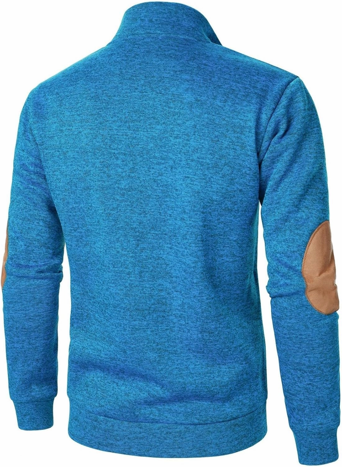 Men's Casual Pullover Sweatshirt 1/4 Button Down Stand Collar Slim Fit Long Sleeve Tops Lightweight Tactical Sweater