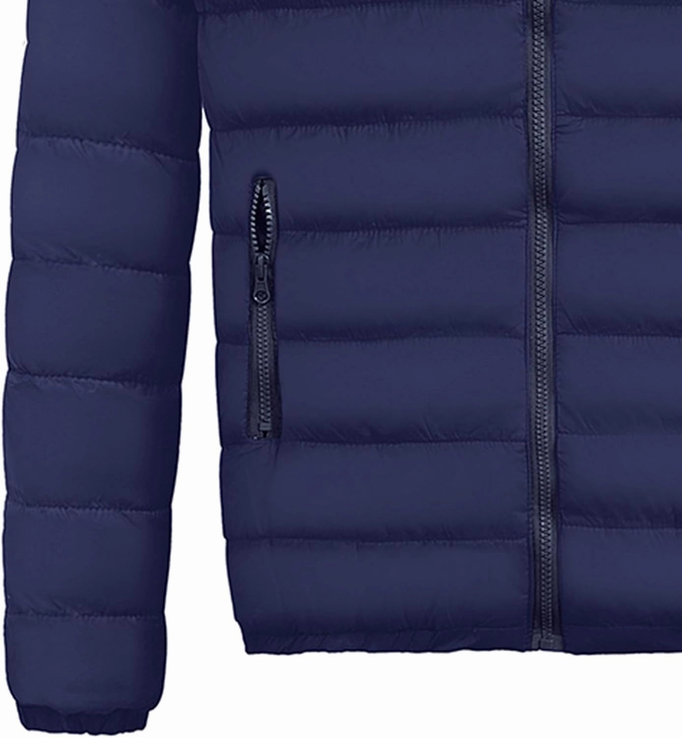 Men'S Down Jackets & Coats Zip Up With Hood Heated Plain Winter Jackets Thick Thermal Windproof Outwear