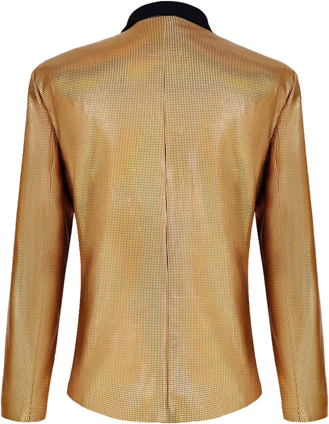 Men's 70s Disco Jacket Sequin Blazer Shiny Party Prom Outfit