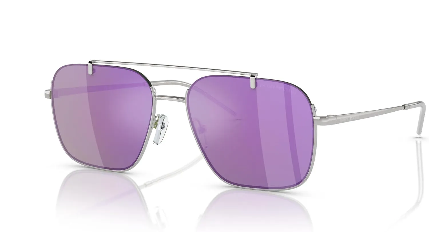 Men's Ea2150 Aviator Sunglasses