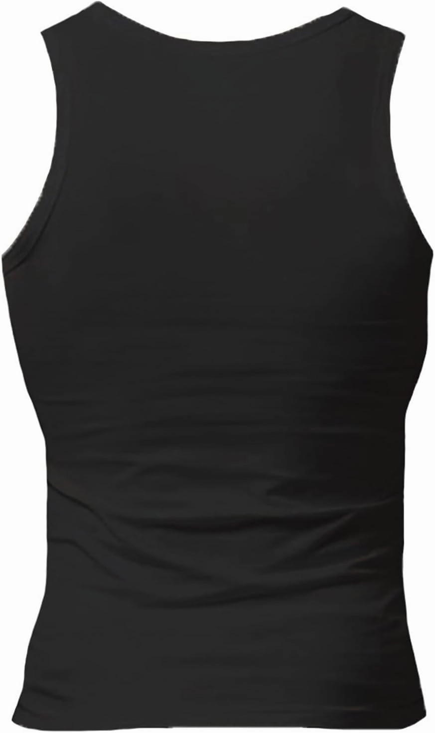 Mens Tank Top Undershirt 4 Pc Compression Fit Big and Tall Sleeveless Muscle Shirts Oversized Gym Running Athletic Vest