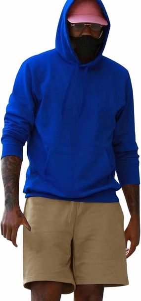 Mens Tracksuit 2 Piece Outfit Casual Hoodie Shorts Jogger Set Plus Size Casual Athletic Workout Sweatshirt Sweatsuits