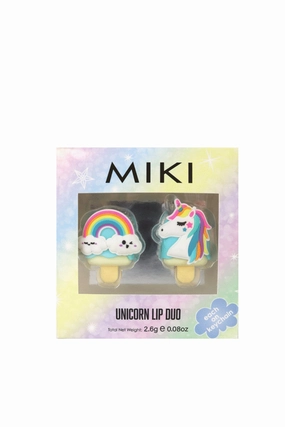 MIKI Unicorn Lip Balm Duo