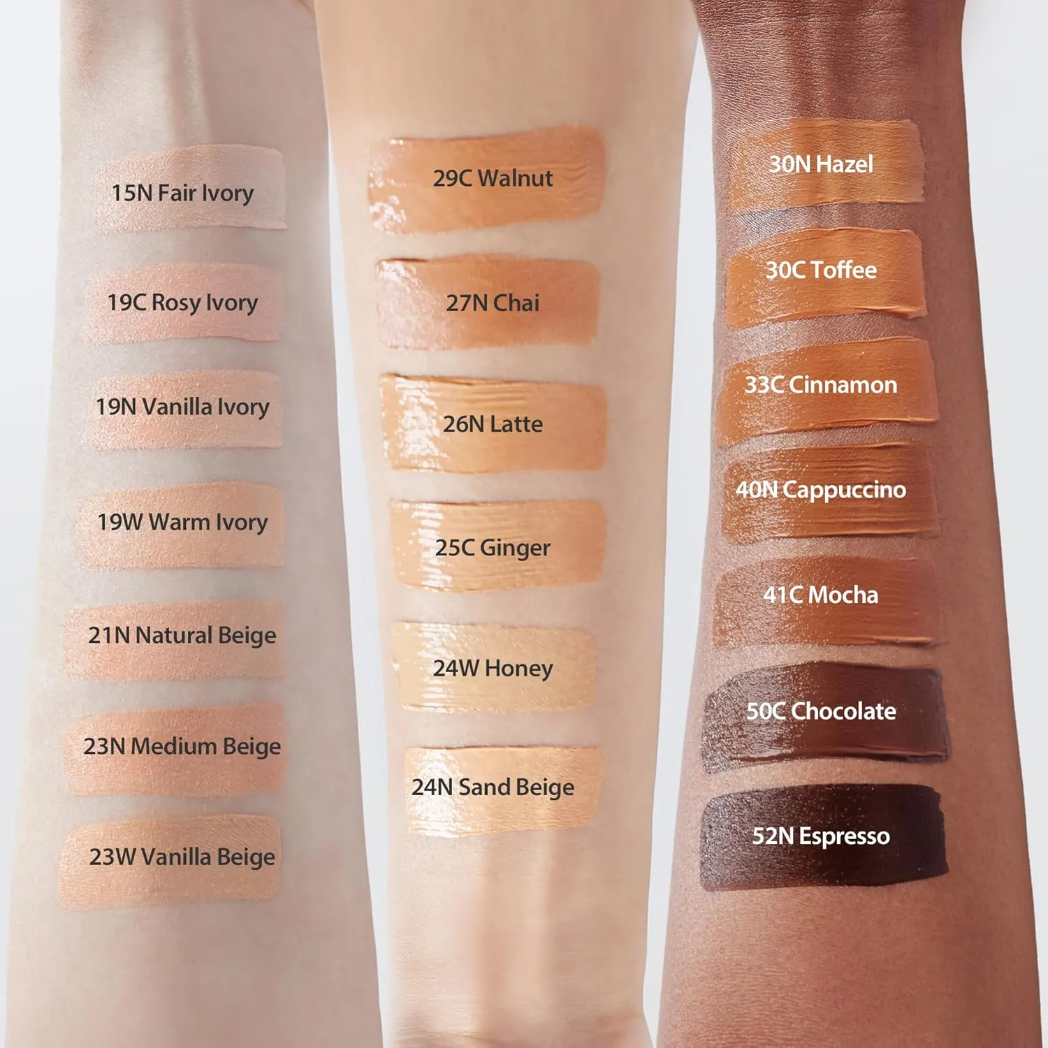 milktouch Cushion Foundation, 24H Flawless Skin, Radiant Shine, No Oxidation, Long-Lasting, Non-Creasing, 60% Hydrating Skincare Infused Korean Foundation, Valentines Gifts (19C Rosy Ivory)