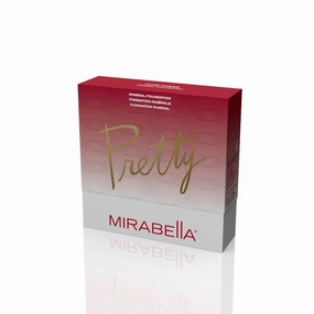 Mirabella Pure Press Powder Foundation Makeup, HD Finish Buildable Mineral Foundation for Sensitive Skin and All Skin Types with Age-Defying Benefits, Jojoba and Triglyceride, Dark V