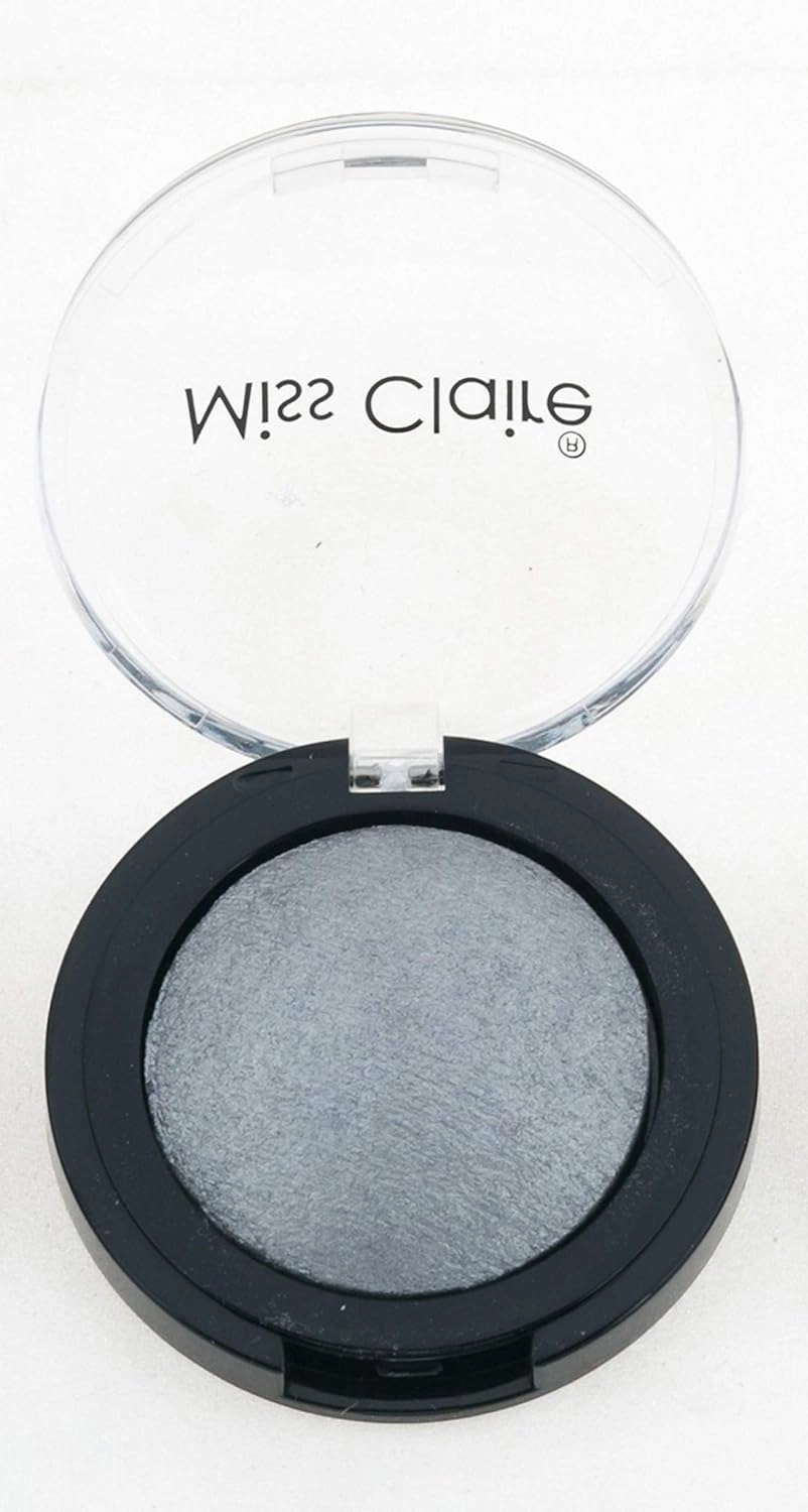 Miss Claire Baked Eyeshadow -19, Silver, 3.5 g
