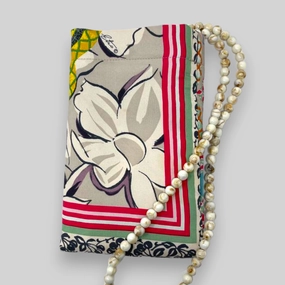 Mixed Media Silk Phone Bag