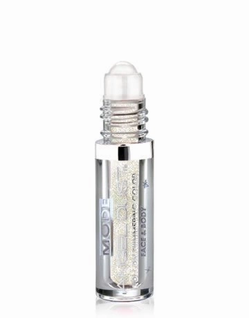 MODE Angel Dust Roll On Shimmering Eyeshadow Color TWILIGHT Luxurious Sparkling Gold Pearl, Natural Skincare Loose Mineral Powder Pigments, Spill Proof Bottle, Cruelty Free, Vegan, Made in USA