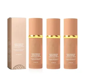 Moisturizing And Protective Liquid Foundation Is Light, Moist, Shiny, Matte And Clear, And Durable. Reduce Skin Redness And Sensitivity.(3Count (Pack of 3))