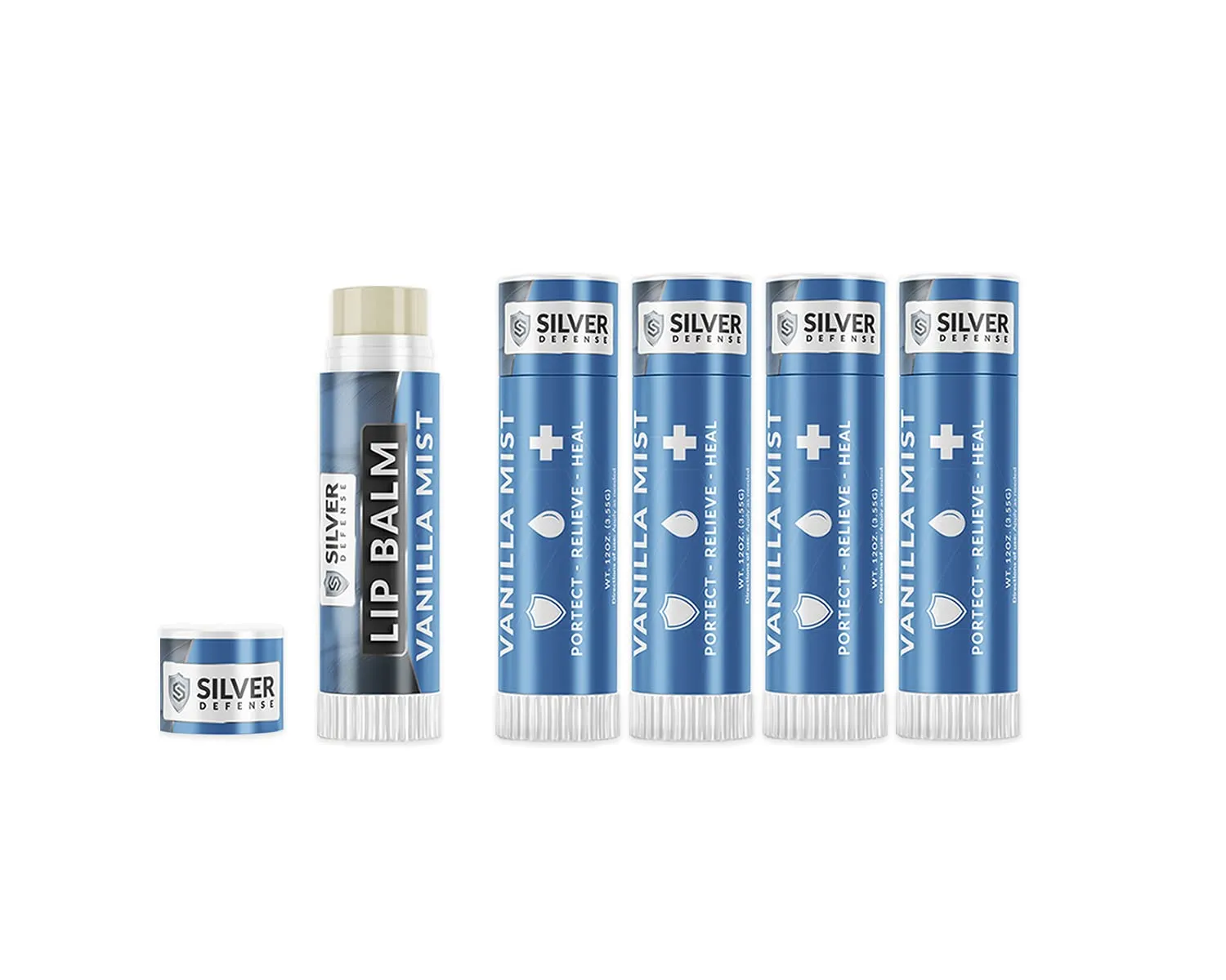 Moisturizing Lip Balm for Smooth, Healthy Lips - Ultra Conditioning to Soothe Dry, Chapped - Made with Pure Ingredients - Pack of 5