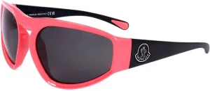 Moncler Sunglasses ML 0248 Pentagra 75A Magenta/Smoke Lenses