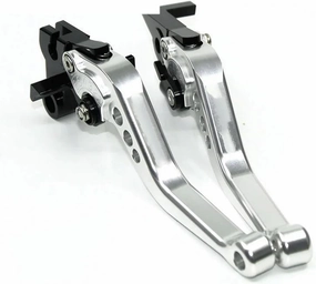Motorcycle Brake Clutch Levers Motorcycle Accessories for Italjet for Dragster 200 250i 125 400 2021 2022 Clutch Levers Handguard Grips Clutch Brake(Silver)