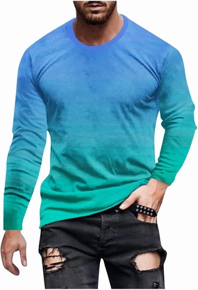 Muscularfit Mens Sweatshirt Causal Stylish Long Sleeve Contrast Color Crewneck Shirts Lightweight Gym Athletic Loose Pullover