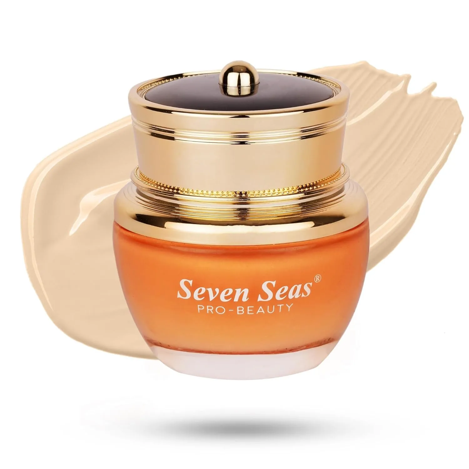 Natural Matte Cream Foundation Long Lasting Weightless | Full Coverage Face Makeup Oil-Free | Waterproof Foundation 40g (creamy Rose)