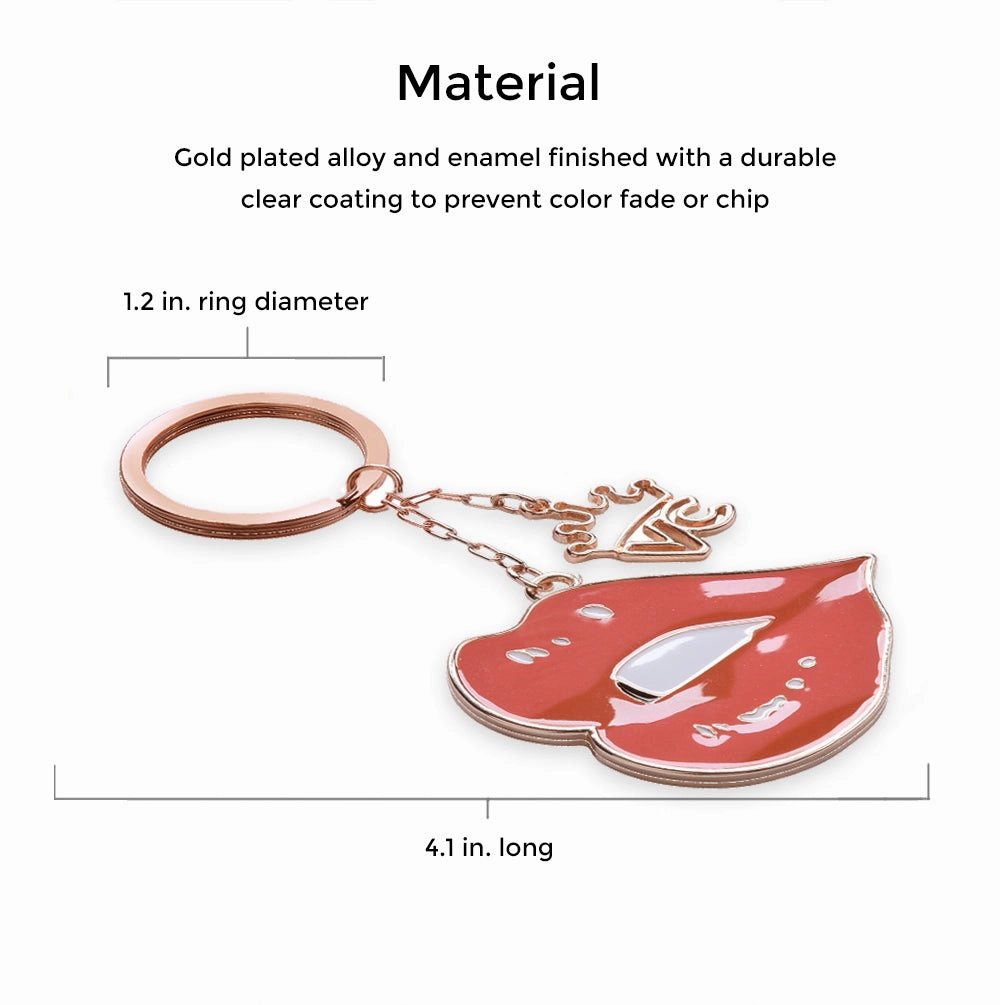 Nude Lips Keychain