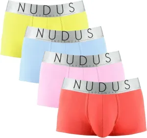 NUDUS Men's Cotton Underwear Pack of 4 Gift Box - Briefs - Trunks - Boxer Briefs