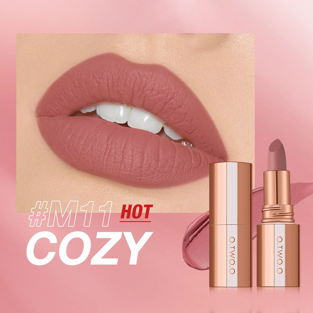 O.TWO.O  Matte Finish Waterproof Long Wear Silky Lipstick Hot Sale in US