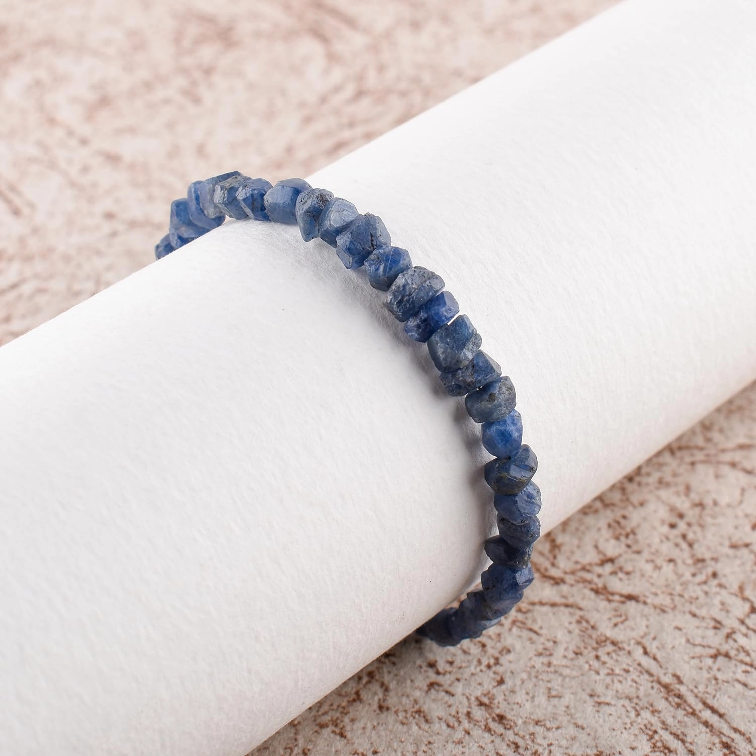 OdrillionGems Natural Raw Blue Sapphire Gemstones Bolo Bracelet, Rough Stones, Healing Crystals, 925 Sterling Silver, Handmade, Birthstones, Adjustable Slider, Women Jewelry, Valentine Gifts, 10inch